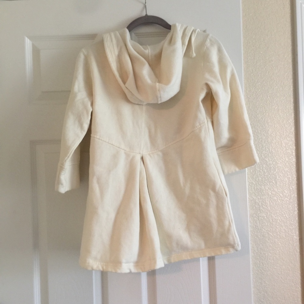 Fleece hoodie with peplum - way cute!