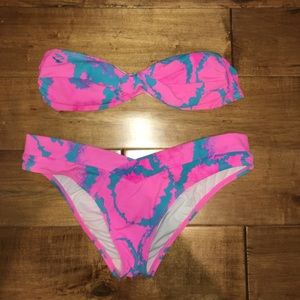 Billabong Women's Bandeau Bikini Top and Bottom