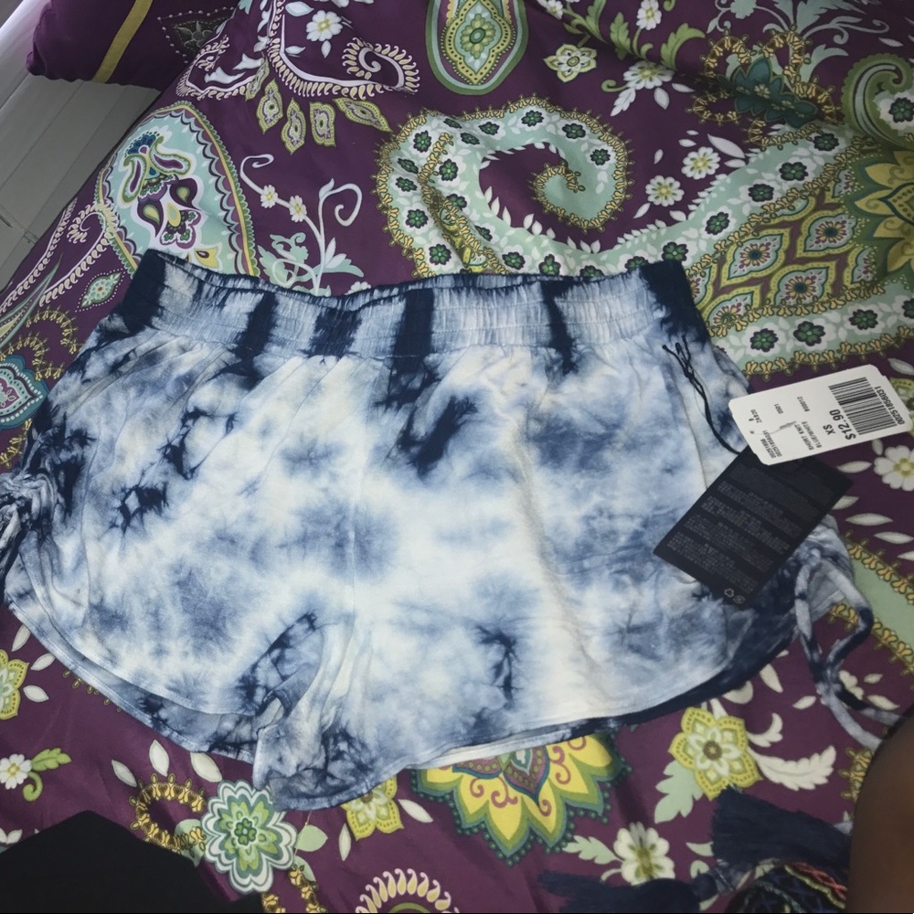 Tie dye shorts