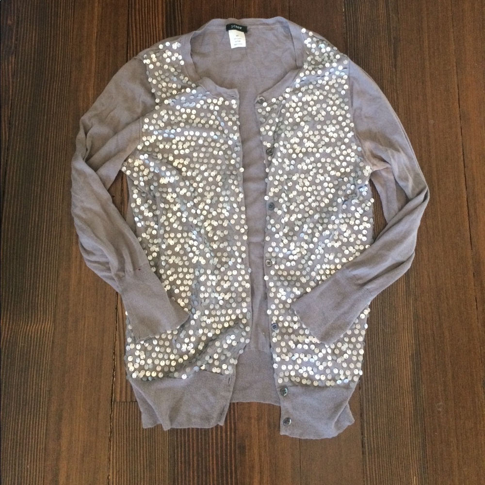 J.crew Sequin Cardigan