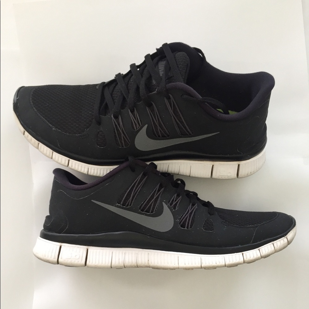 Nike Free 5.0 Men's Black Running Shoes