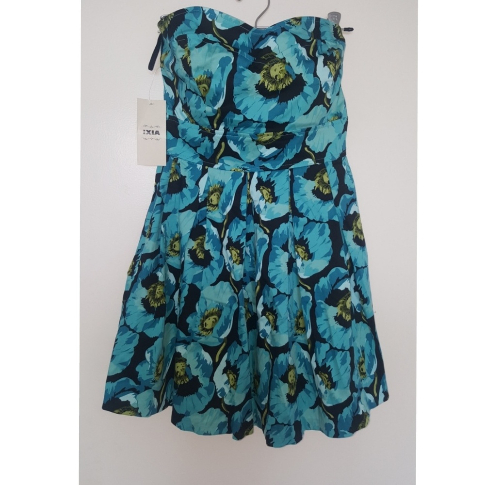 Sweetheart Floral Print Dress