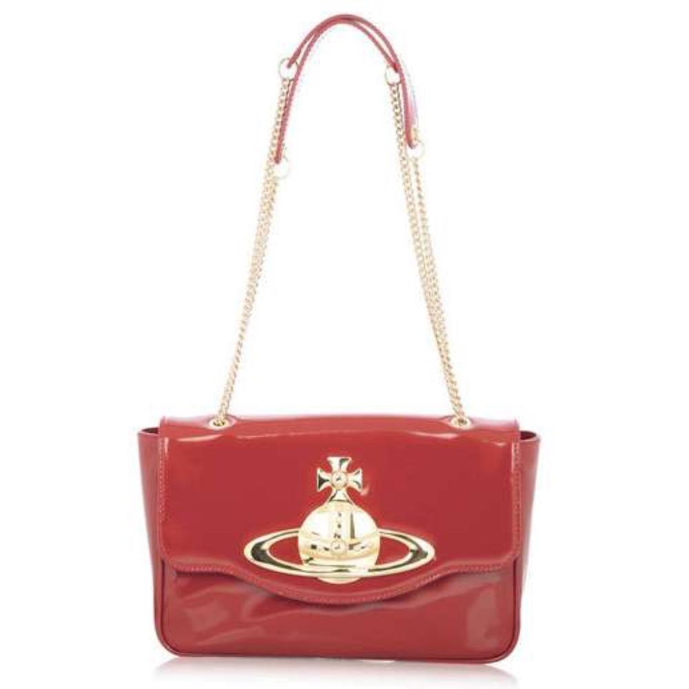 Vivienne Westwood Red Patent Clutch / Crossbody