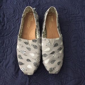 Gray Toms rainy day shoes!