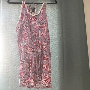 RUE 21 TRIBAL PATTERNED ROMPER