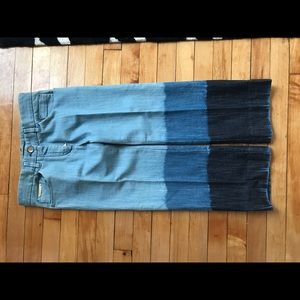 Dolce & Gabbana cropped ombré denim