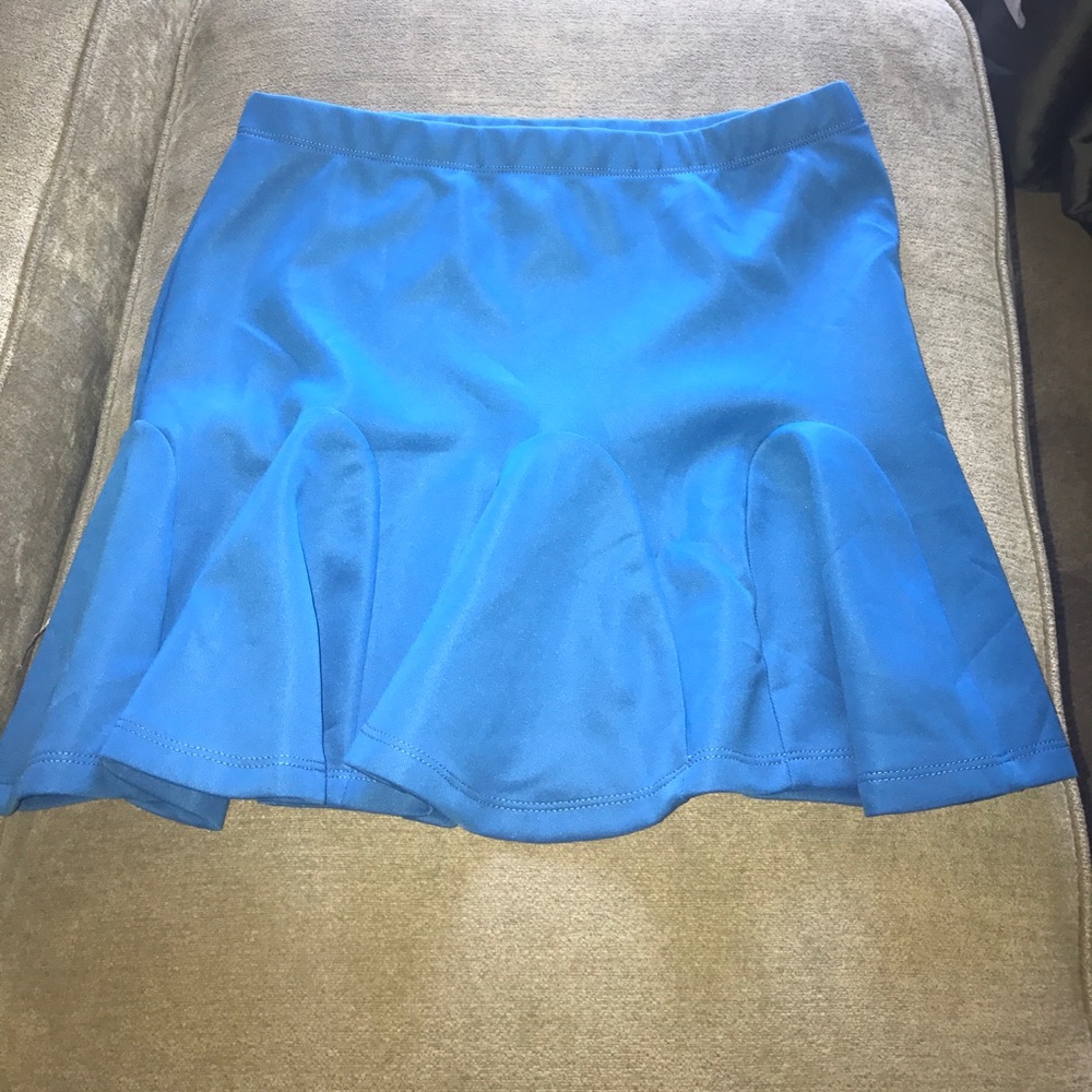 Blue Skater Skirt