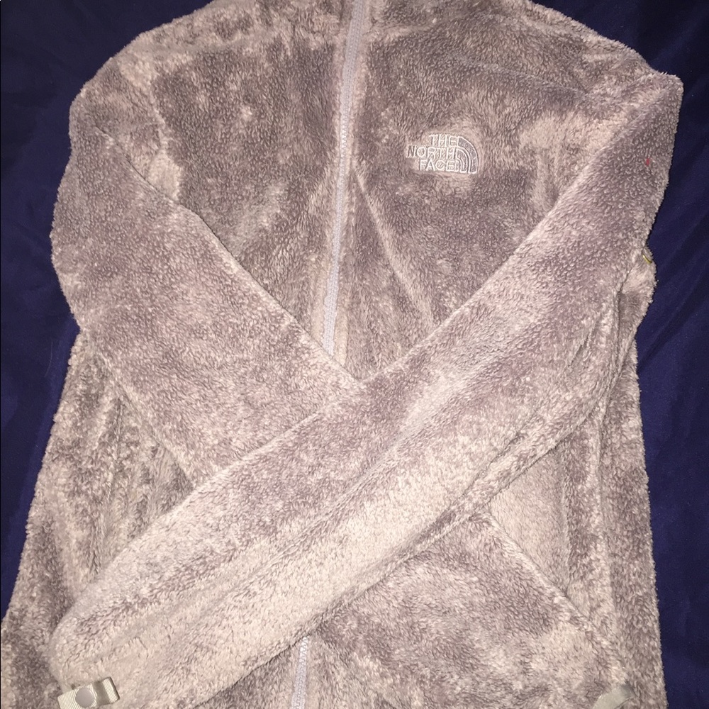Women's grey north face jacket