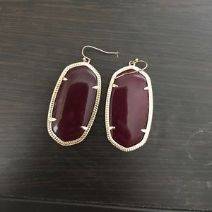 Maroon Kendra Scott Danielle Earrings
