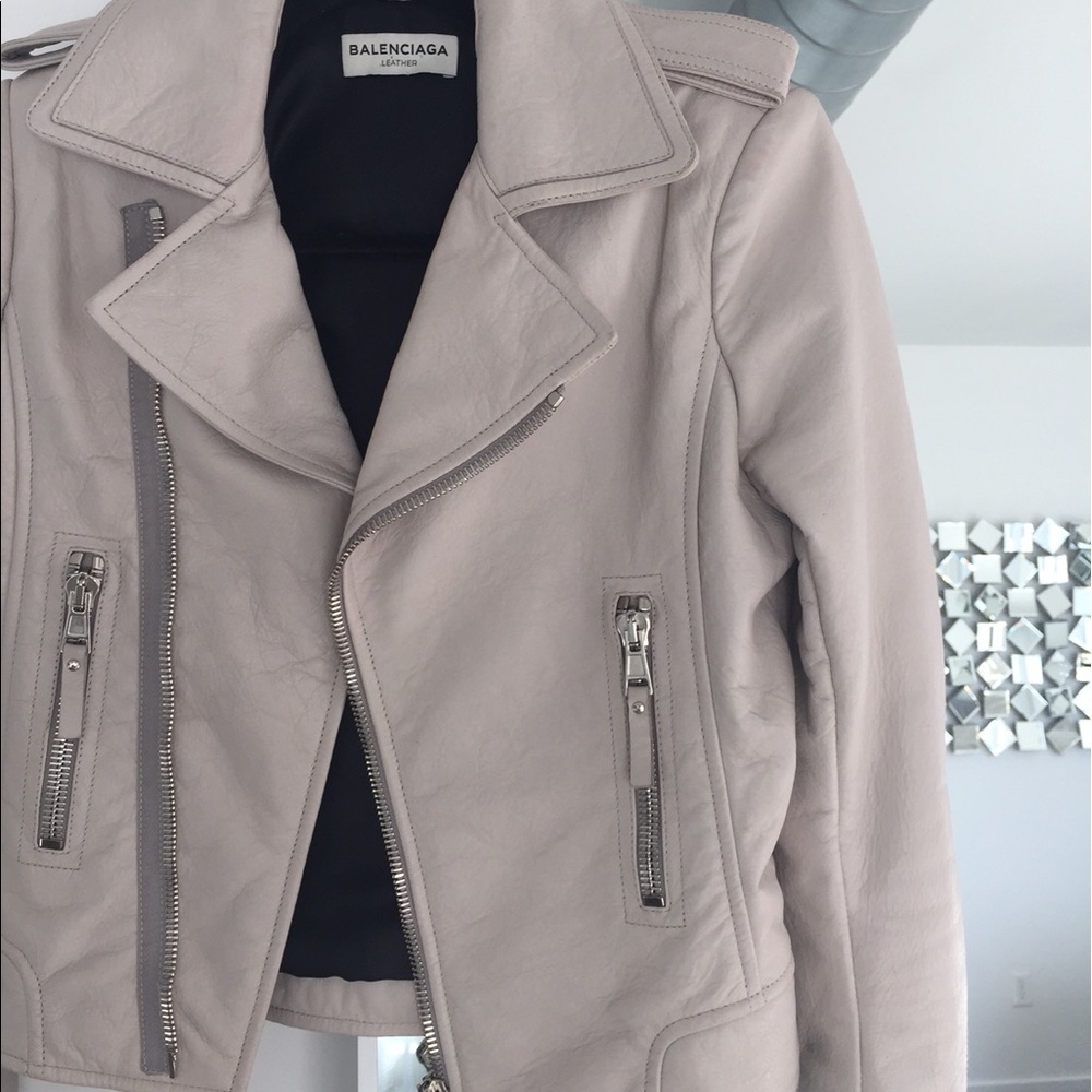 Balenciaga leather jacket