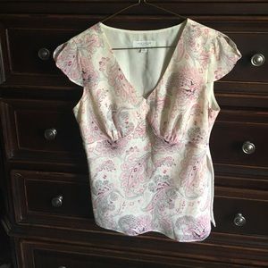 Pink casual work shirt