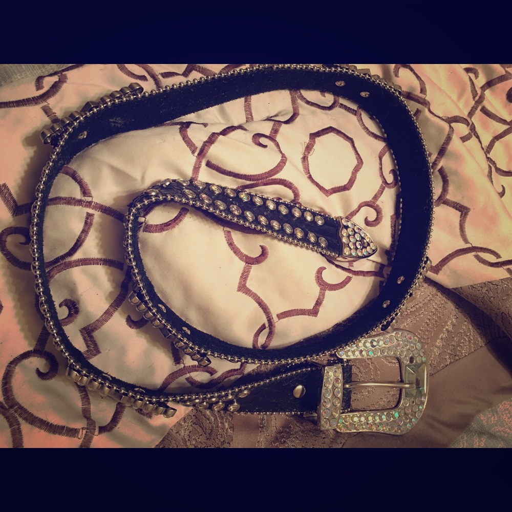 Black belt with Rhinestones