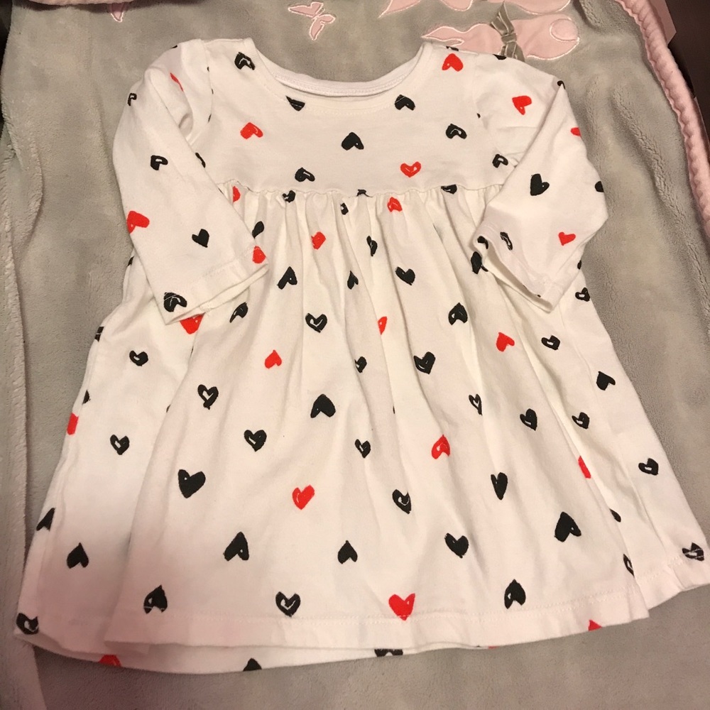 Dress with hearts