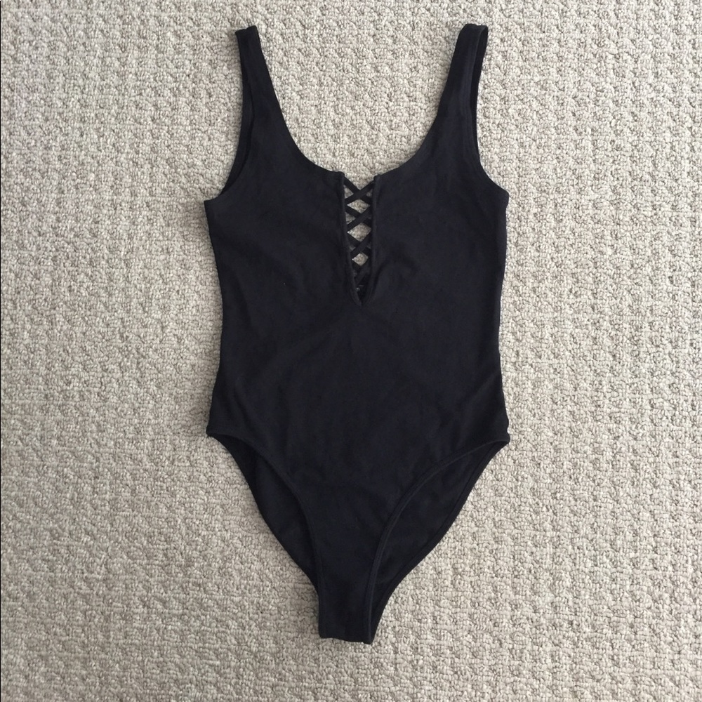 NWOT Forever21 Black Bodysuit