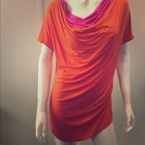 Orange and pink shirt