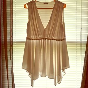 Float open side tunic top