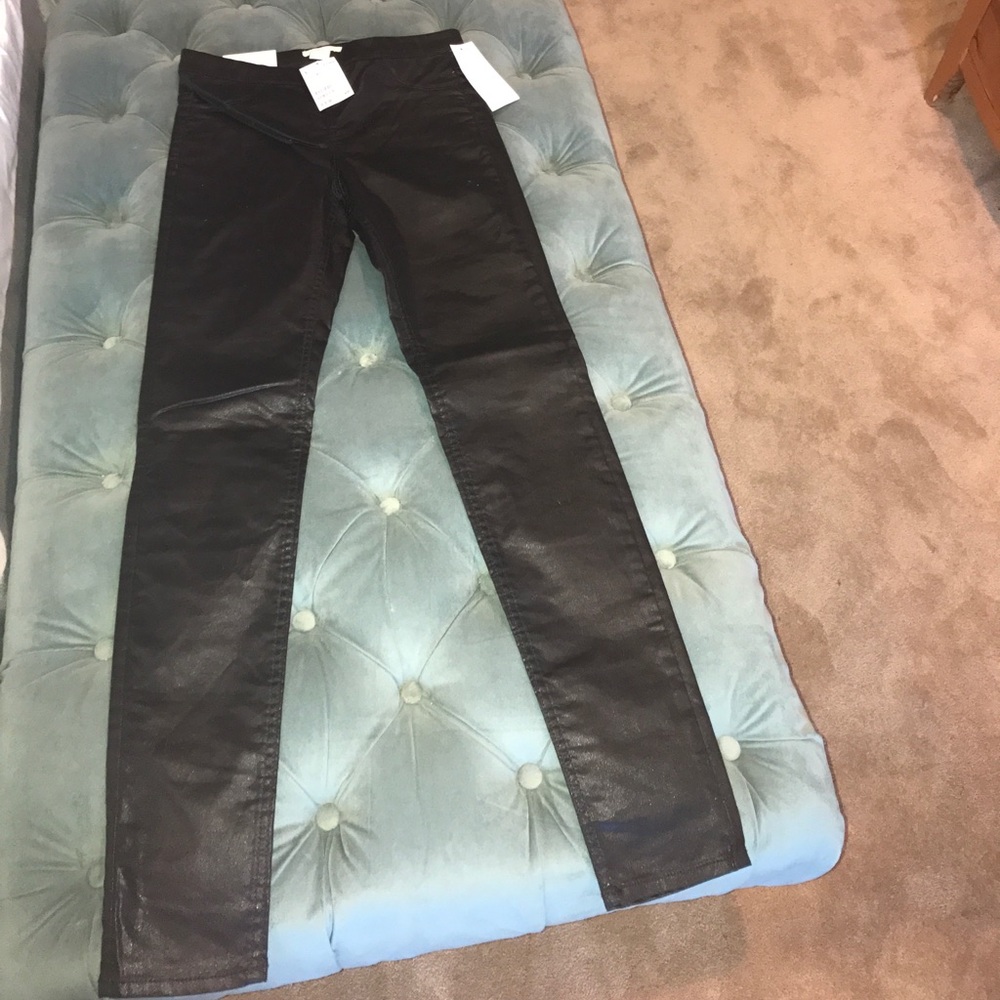 H&M shiny super stretch skinny pants