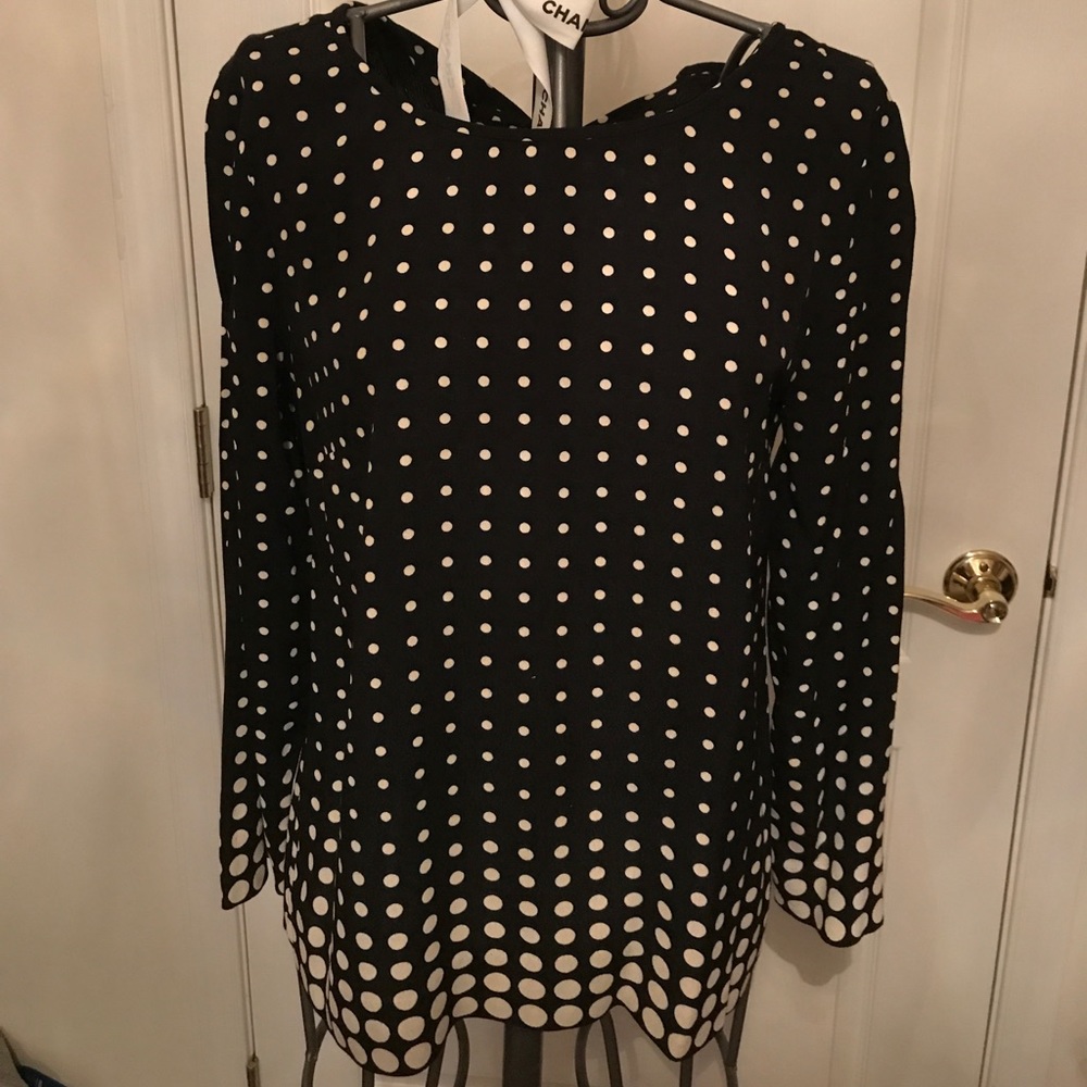J Crew polka dot shirt