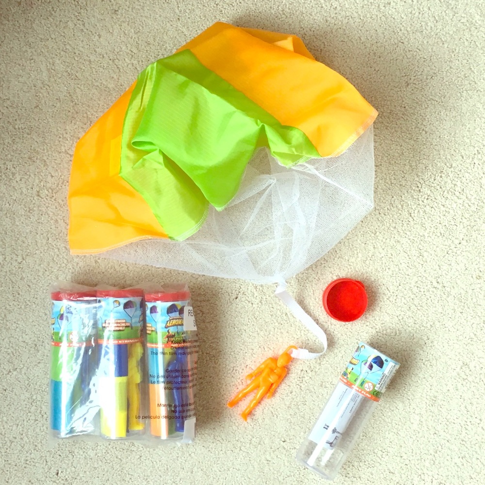 Aeromax Parachutes - New in Box - Set of 4