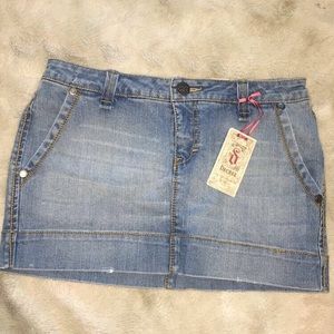 New Jean mini skirt