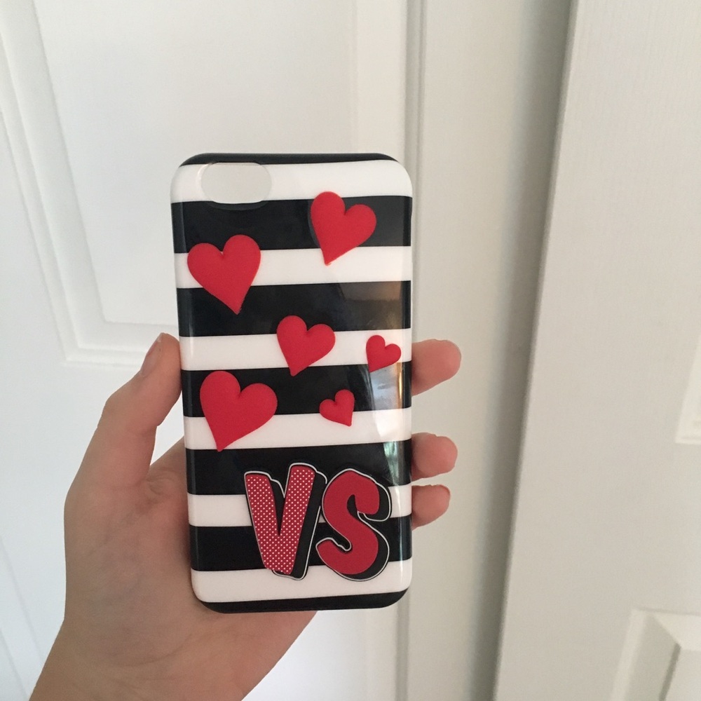 Victoria's Secret Striped Heart IPhone 6/6S Case