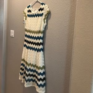 Knit White Dress 14