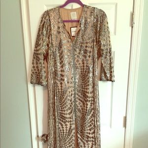 Stunning Anna Sui Floor Length Gown.