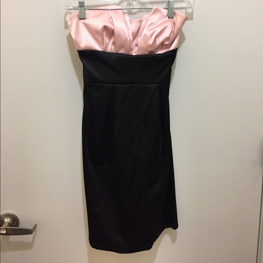 Dress (pink and black)