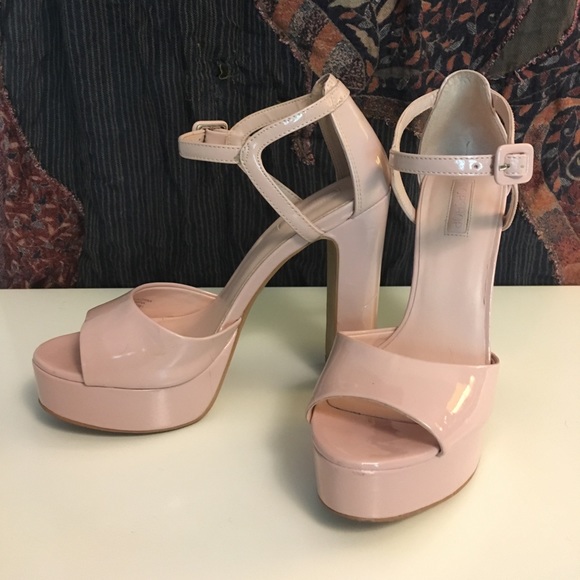Topshop Blush Pink Heels - Picture 1 of 3