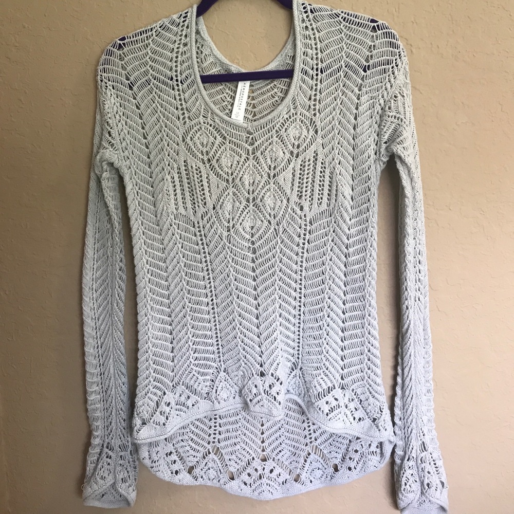 A beautiful crocheted pattern sweater ✨