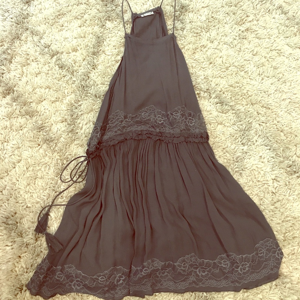 NWT Free People Gray Tunic for layering or alone