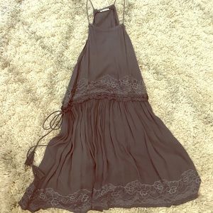 NWT Free People Gray Tunic for layering or alone