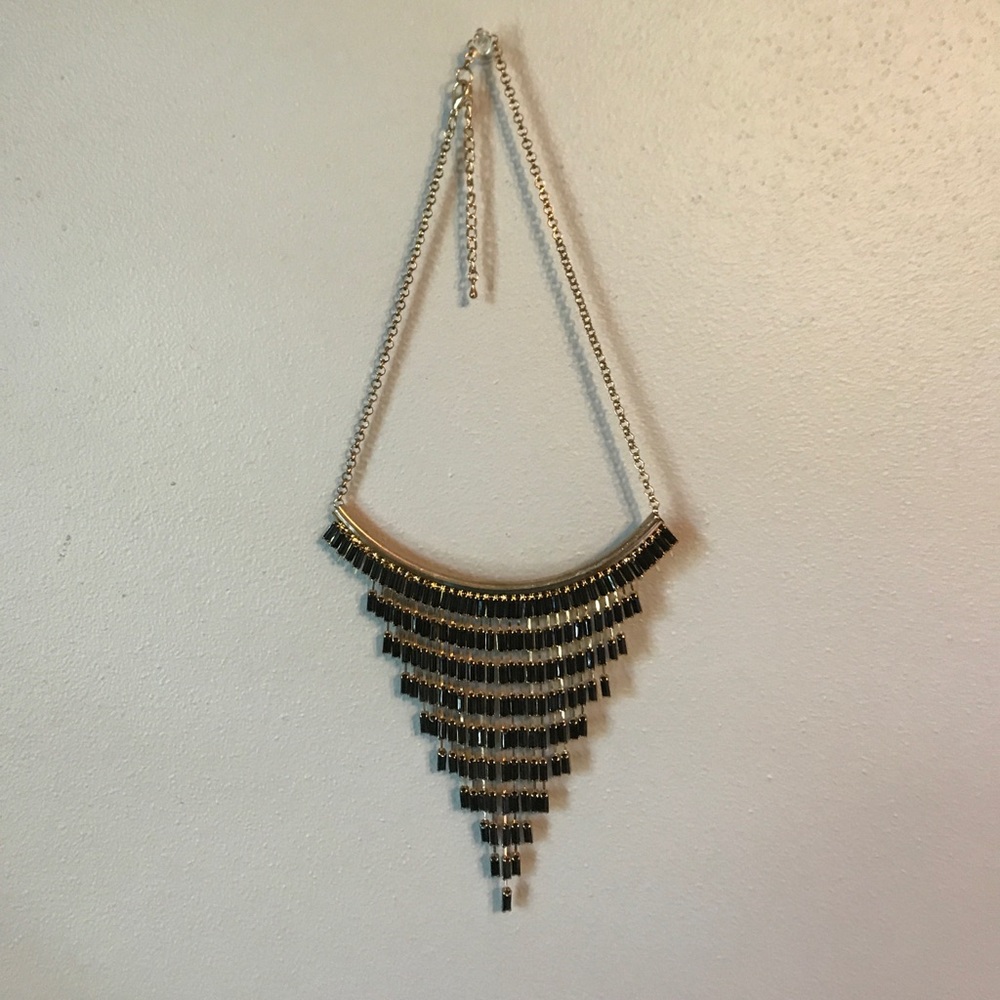 Black and gold necklace