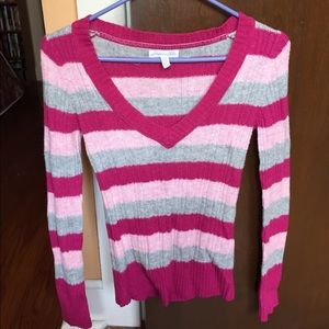 Pink stripe Aeropostale sweater