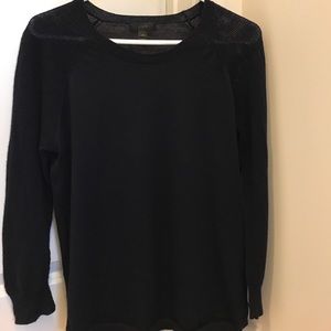 Jcrew navy blue crew neck sweater