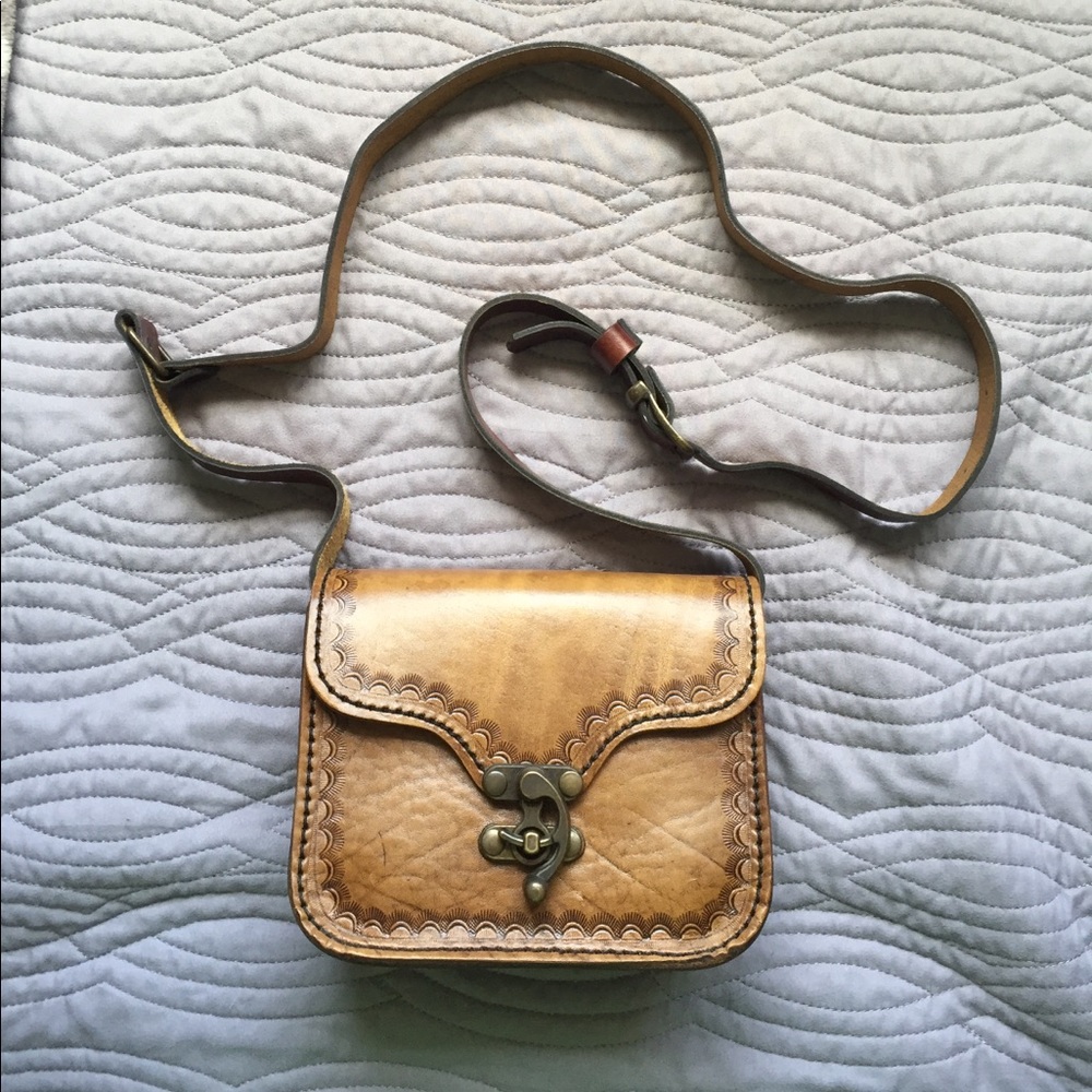 Real Leather Small Handbag from Turkey
