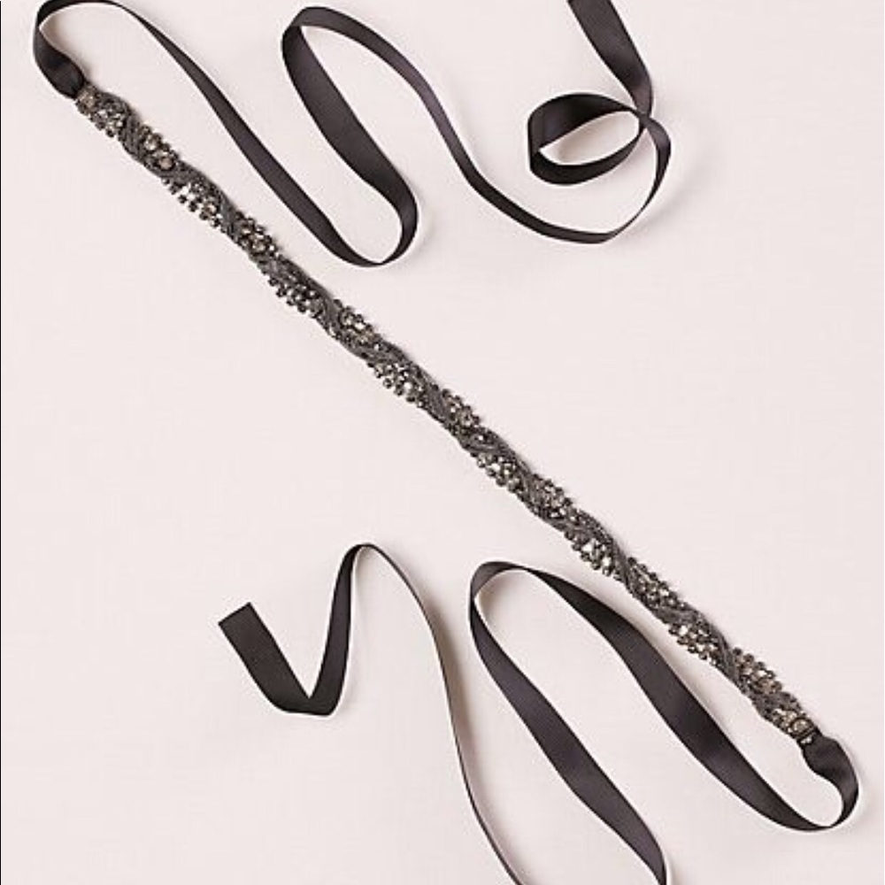Vera Wang Jeweled Sash Belt
