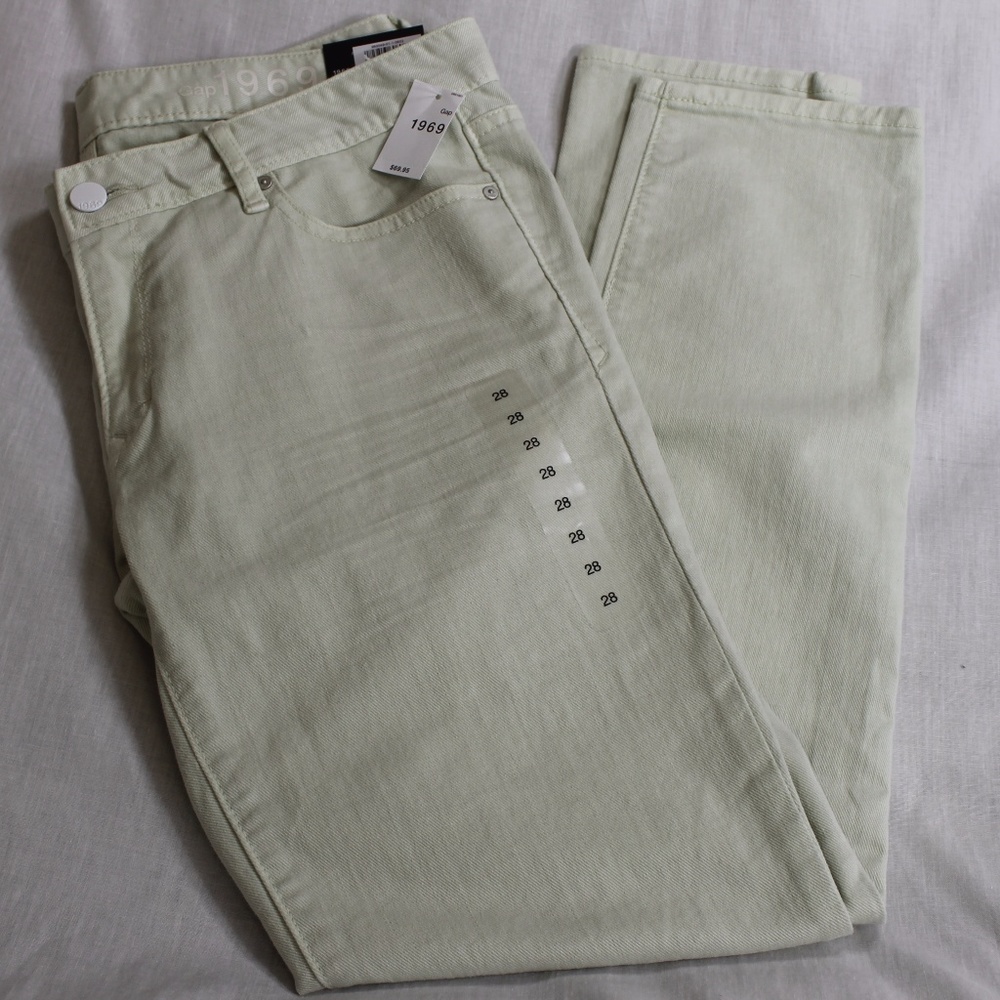WOMENS GAP 1969 SKINNY JEANS WAIST 28 NWT