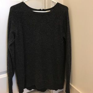 100% cashmere gray sweater