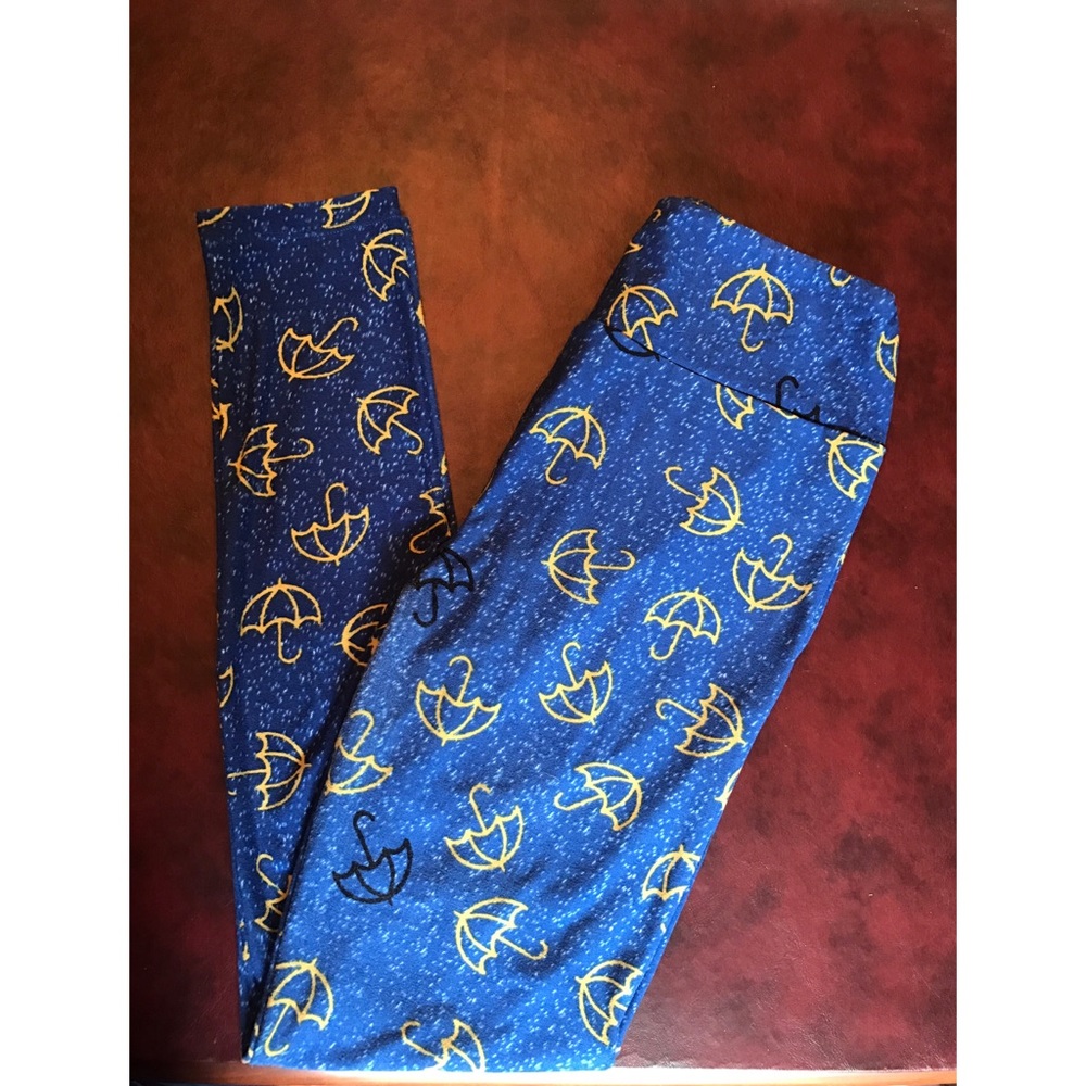 Blue Umbrella Lularoe Leggings
