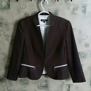 Brown suit jacket