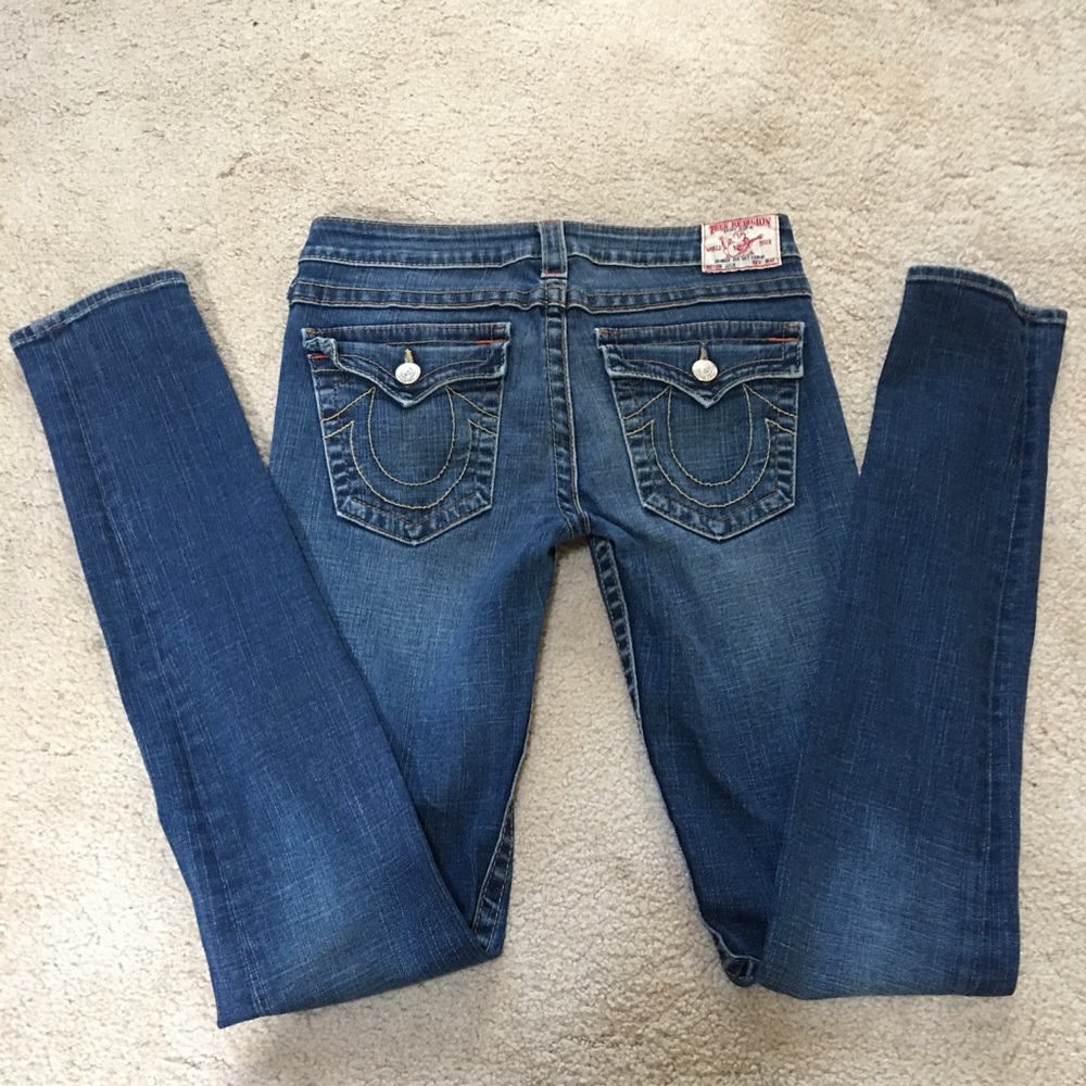 True Religion Skinny Jeans Size 30 34x36