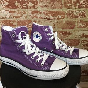 High-Top Purple CONVERSE- Authentic!
