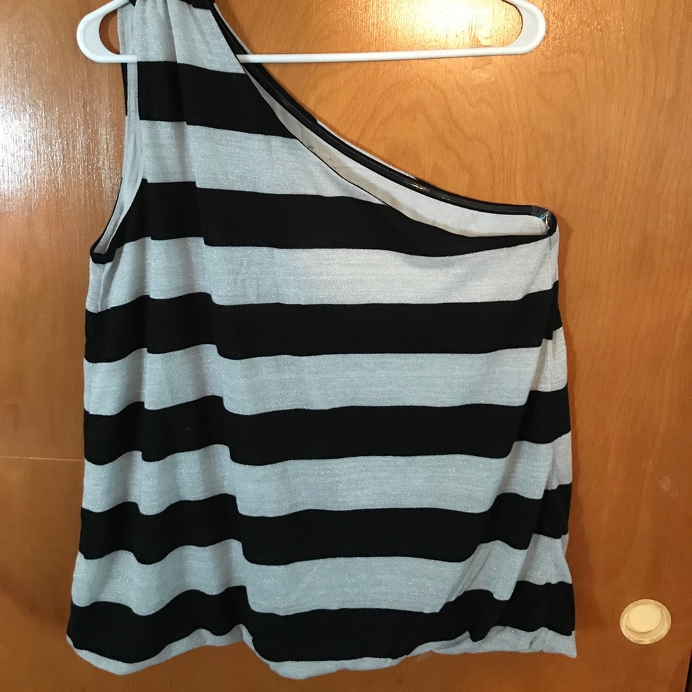 INC one shoulder top