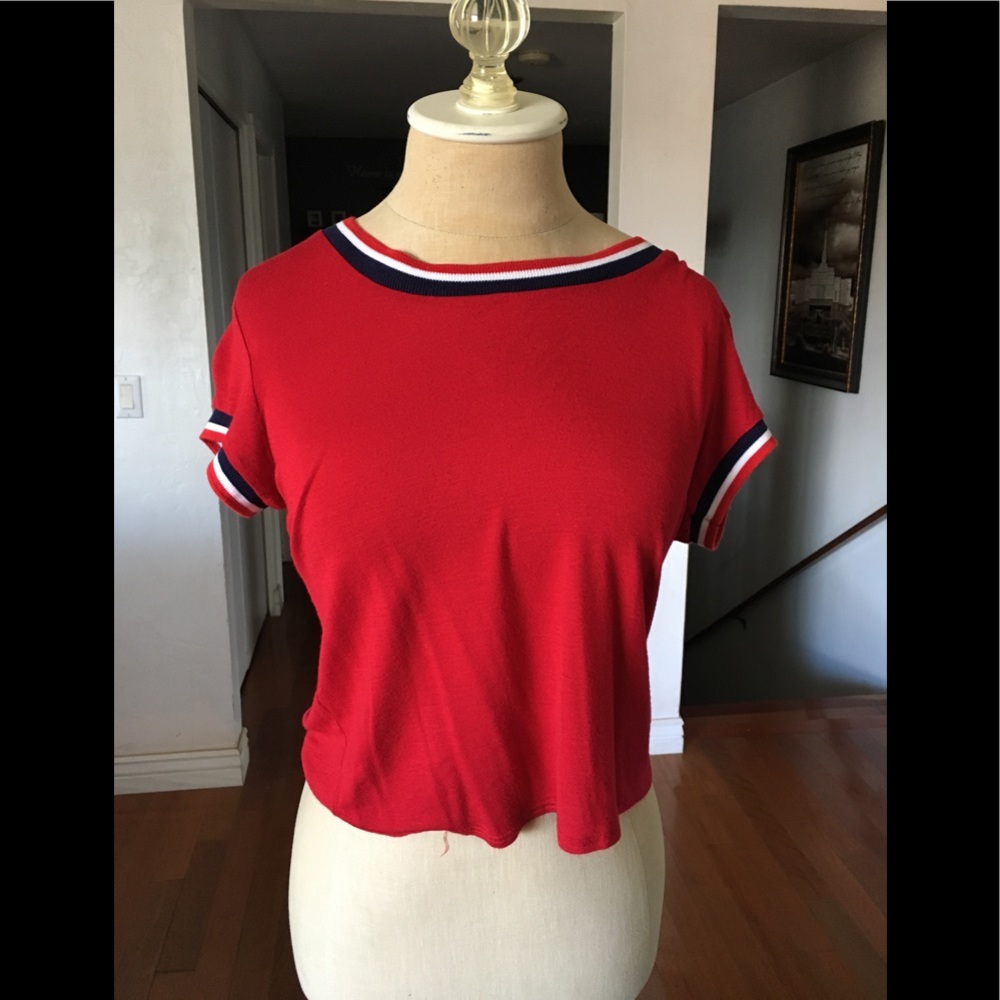Red white blue tee shirt