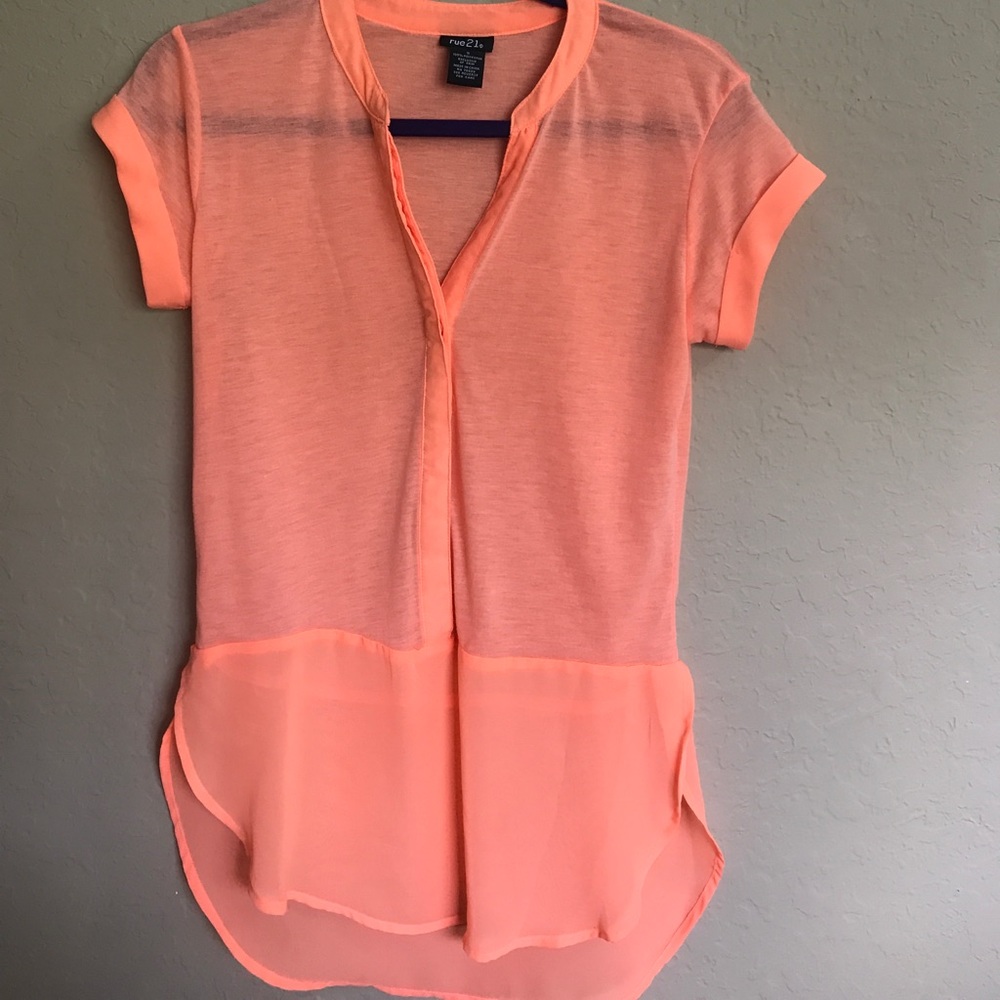 A bright spring orange with soft mesh fabric 🍁