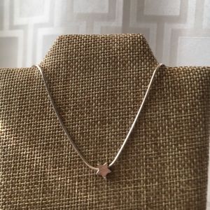 NWT Tiny Sterling Star on 16" Sterling Chain