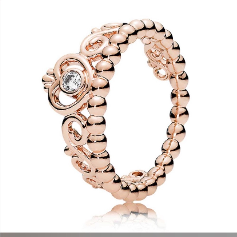 PANDORA princess ring size 6