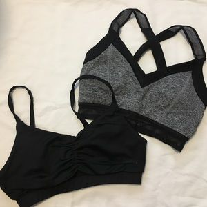 Forever 21 Sportsbra Lot black, gray XS/S