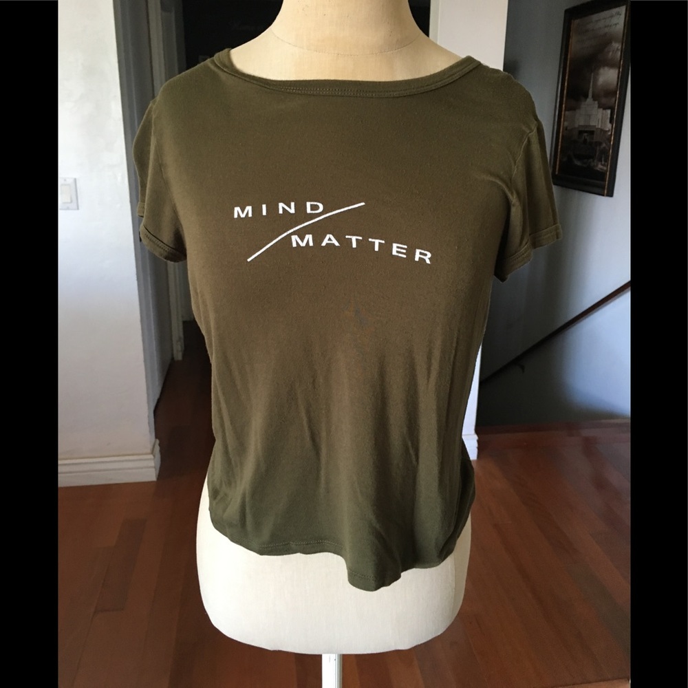 Olive tee shirt